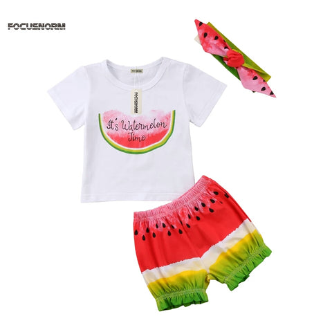 Watermelon Time Shorts Set