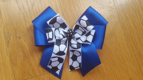 Out of your League Soccer Double Bow