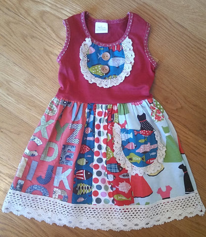 Sleeveless Rust Dress/Jumper