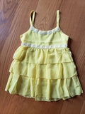 Yellow Tiered Sun Dress
