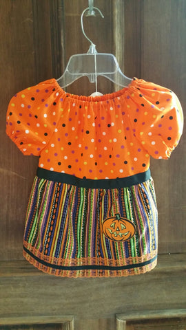 Halloween Peasant Shirt for Toddlers