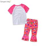 Easter Chick Ruffled Pants Set