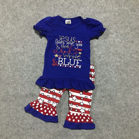 Red, White, and You Capri Set