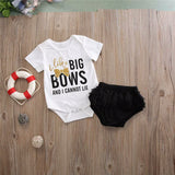 I like Big Bows Ruffled Bottoms Set