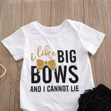 I like Big Bows Ruffled Bottoms Set