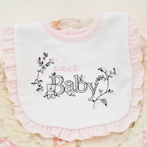 Baby Bib with Ruffle