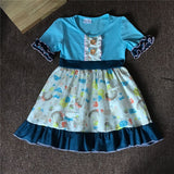 Blue or Pink Boutique Dress