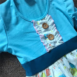 Blue or Pink Boutique Dress