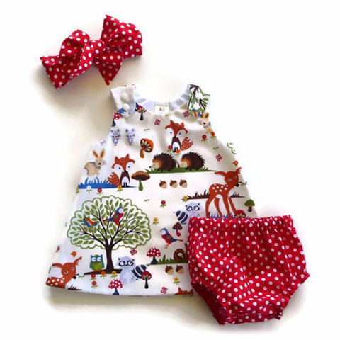 Forest Friends Dress Set