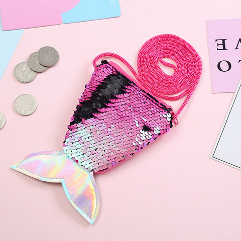 Sequin Mermaid Tail Purse