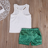 Mermaid Vibes Shorts Set