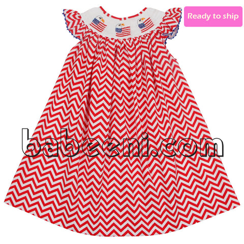 Patriotic Smocked Dress