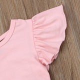 Pink Floral Shorts Set