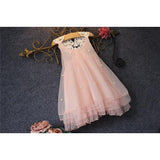 Pink Lace Back Dress