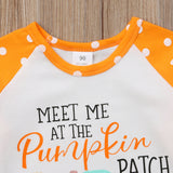 Pumpkin Patch Ruffle Shirt