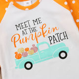 Pumpkin Patch Ruffle Shirt
