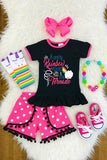 Rainbow and Tornado Shorts Set