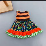Green Alphabet Dress