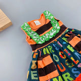 Green Alphabet Dress