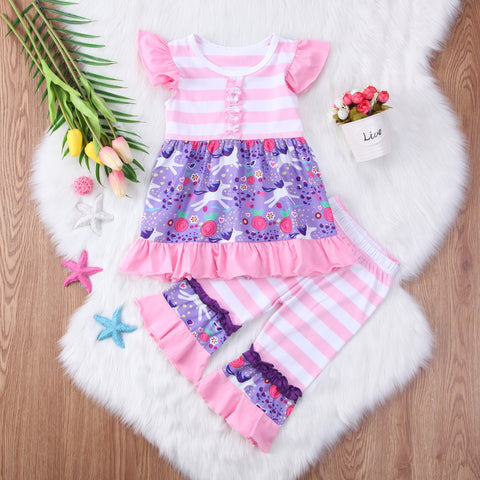 Unicorn Capri Set
