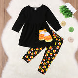 Sweet as Candy Corn Pants Set