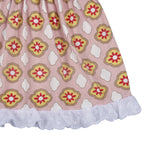 Peach Sweet Tea Striped Shorts Set