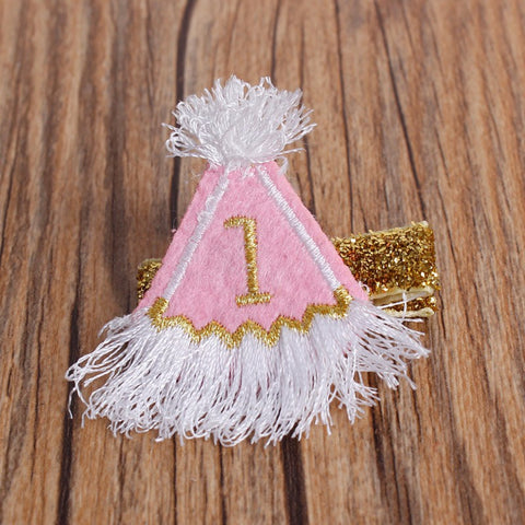 1st Birthday Hair Clip