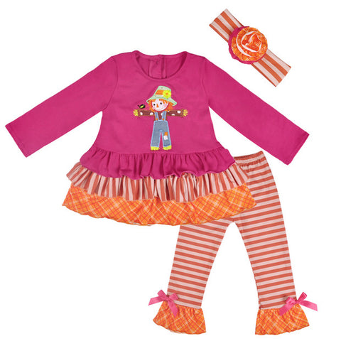 Scarecrow Autumn Pant Set or Romper