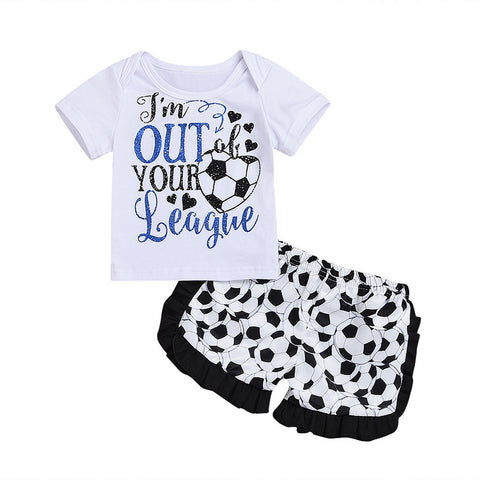 Out of Your League Soccer Shorts Set
