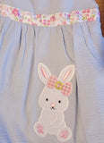 Blue Easter Bunny Dress