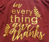 In Everything Give Thanks Onesie