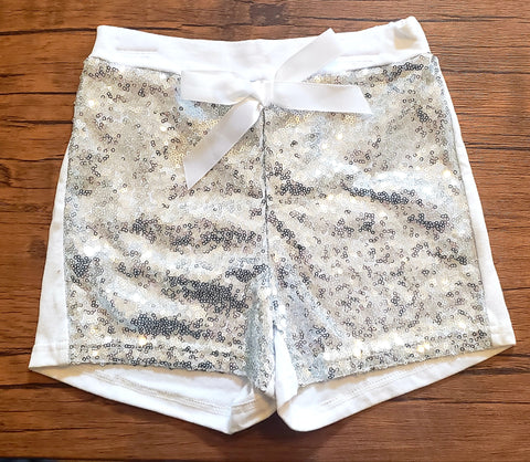 Sequin Knit Shorts