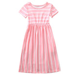 Pink Stripe Maxi Dress