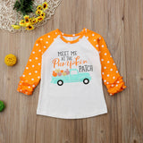Pumpkin Patch Ruffle Shirt