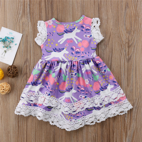 Lavender Unicorn Dress