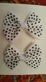 Dainty Dual Bow ponytail holders