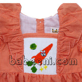 Carrot Smocked Bubble